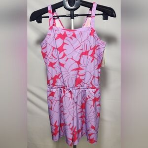 🛍 4/$20 🛍All in Motion Pink/Purple Romper Activewear-Size XL (14)